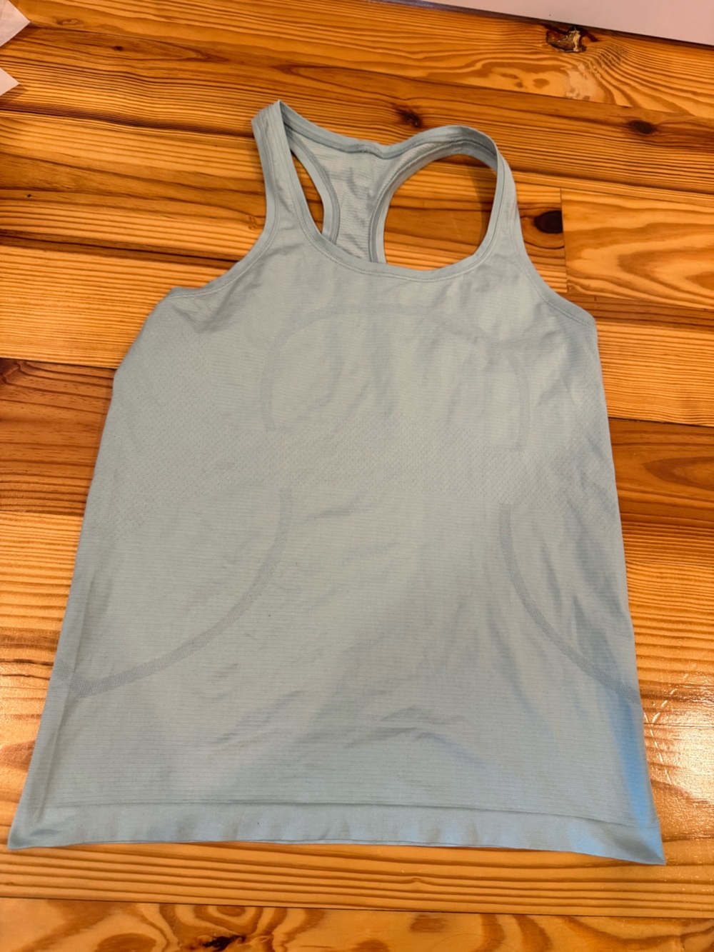 lululemon athletica Light Blue Racerback Tank